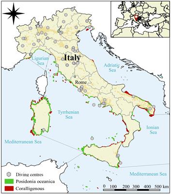 Cultural Ecosystem Services Provided by Coralligenous Assemblages and Posidonia oceanica in the Italian Seas